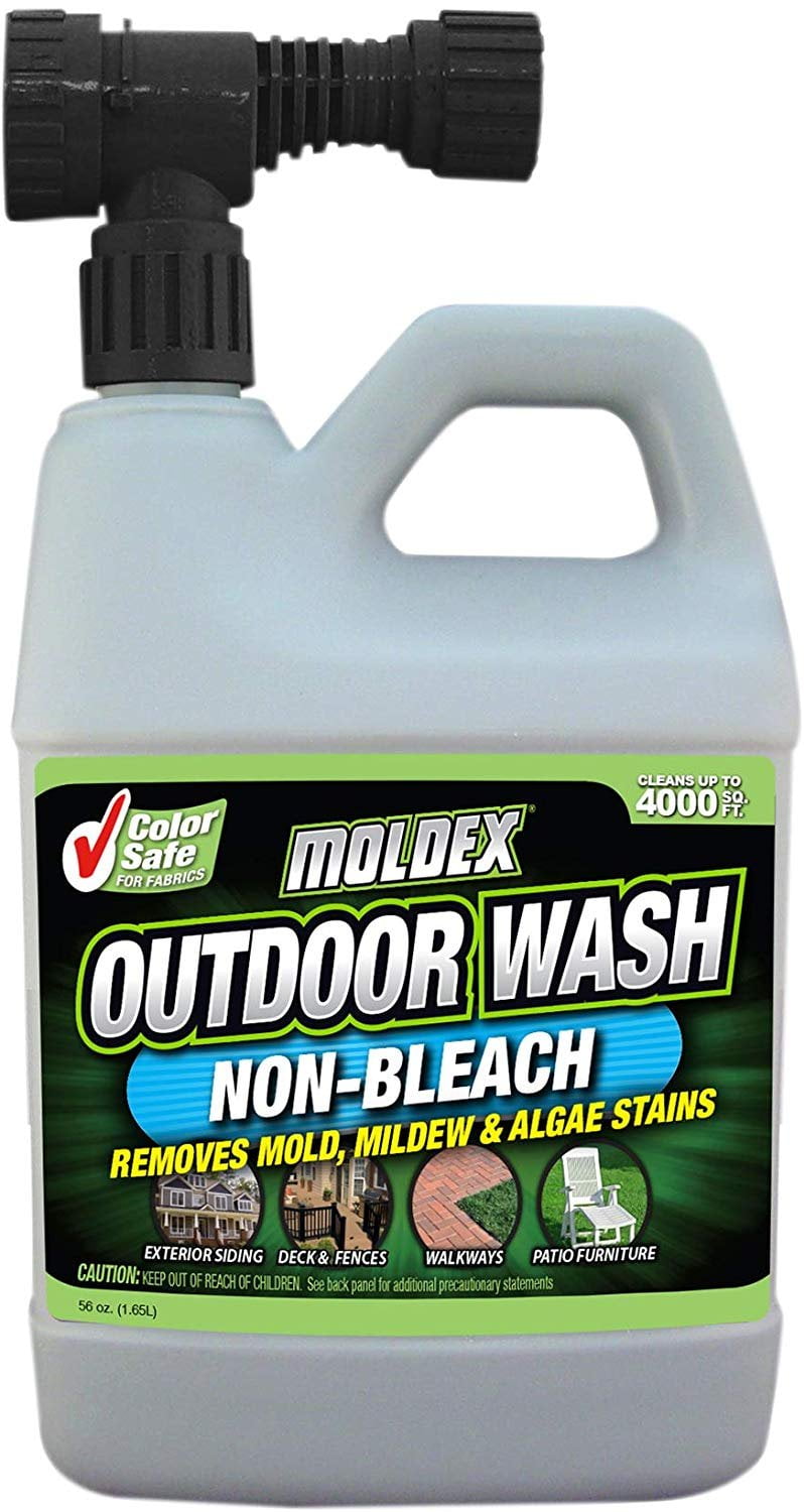 Moldex Mold, Mildew & Algae Stain Remover NonBleach Outdoor Wash, 56