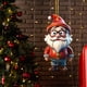 thumbnail image 4 of ¡Rebajas Sorprendentes!, Colgante de árbol de Navidad enano de acrílico 2D Lindo colgante de regalo 2D con impresión doble de enano navideño Akmoler, 4 of 8