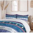 thumbnail image 6 of Ambesonne Striped Duvet Cover Sets, Dots and Snoflakes, 2-King, Multicolor, 6 of 6