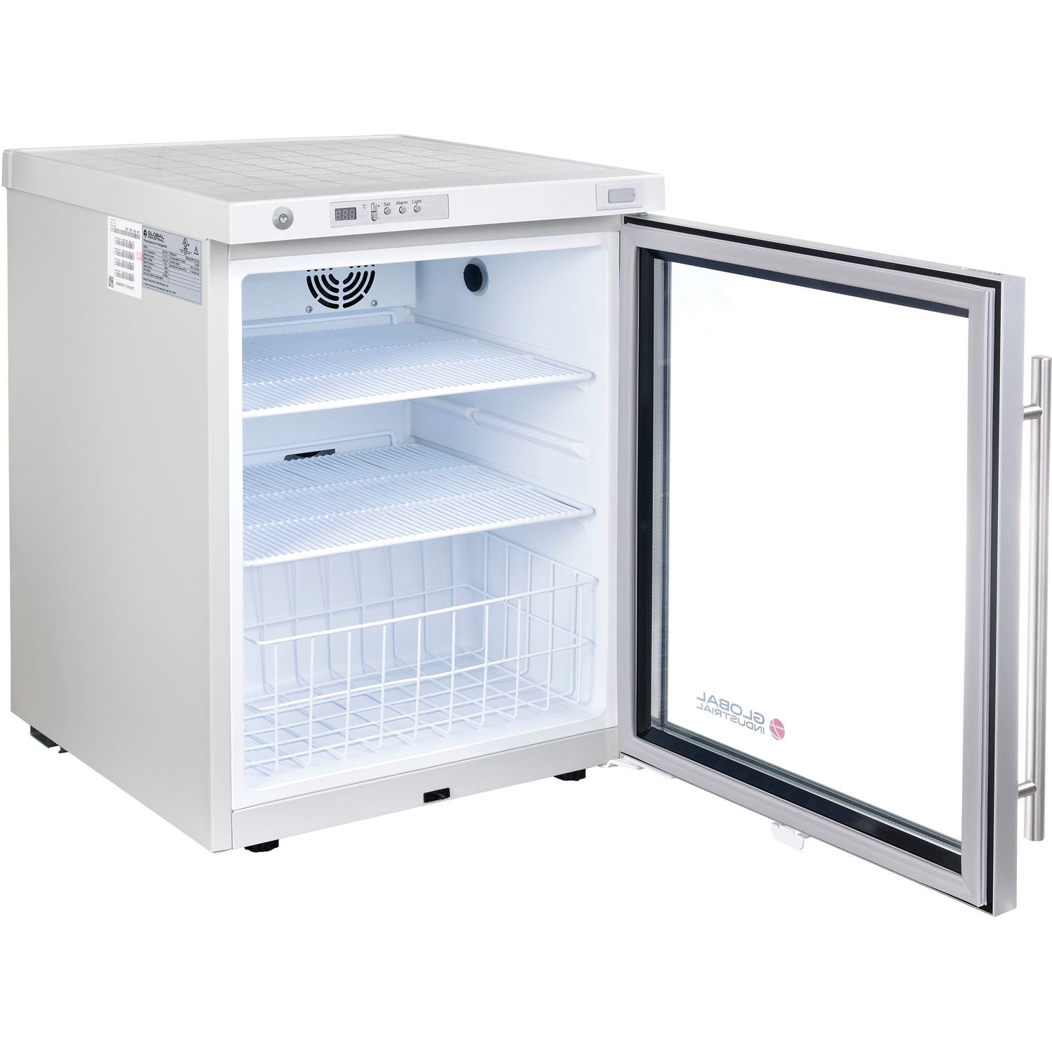 Undercounter Laboratory Refrigerator, Glass Door, 2.4 Cu.Ft.