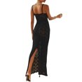 thumbnail image 4 of Fortune Robe en Dentelle Transparente pour Femmes Robe Longue en Maille Fendue pour la Plage, 4 of 9