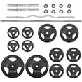 thumbnail image 1 of Kit de Pesas ALTERA Combo No. 25 Barra Recta Barra Z Par de Mancuernas 100 Lbs, 1 of 6