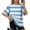 Blue 3, variant on Women's Activewear Tops Loose Fit Breathable Athletic Shirt in Shape Retention Polyester for Gym Workout and Home Lounging in Plus Size Selection (Green, 2X-Large)