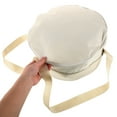 thumbnail image 5 of BESTYASH Stylish Beige Yoga Wheel Carrying Case with Thick Cushioning and Adjustable Strap for Yoga, 5 of 8