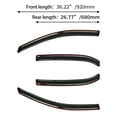 thumbnail image 2 of POSSBAY 4Pcs For Chevrolet Equinox 2010-2017 Window Visors Wind Rain Guards Sun Shade, 2 of 7