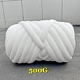 thumbnail image 1 of New Striped Core Spun Crochet Yarn Ice Silk Feeling Polyester Cotton Rope for Handbag Pet Nest Fashion Home Decoration, 1 of 7