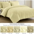 thumbnail image 5 of Chezmoi Collection Liam 7-Piece Soft Yellow Bed in a Bag Queen Comforter Set with Sheets Medallion Embossed Bedding Set, 5 of 9