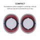 thumbnail image 5 of Seitruly Almohadillas para los oídos, auriculares con cancelación de ruido montados en la cabeza, reemplazo de orejera de manga transpirable para Relojes inteligentes Gris, 5 of 6