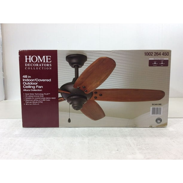 Home Decorators Collection Altura 48 In Indoor Outdoor Oil Rubbed Bronze Ceiling Fan New Open Box Com Home Decorators Collection Altura 48 In, Altura Ceiling Fan Light Kit Installation