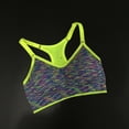 thumbnail image 4 of Sujetador deportivo a prueba de golpes, secado rápido, teñido en segmentos sin anillo de acero, ropa interior de yoga, entrenamiento, ropa interior de fitness para correr, 4 of 6