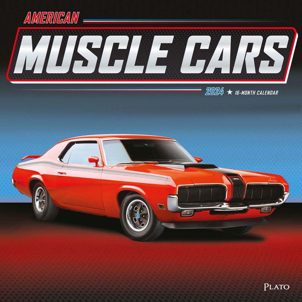 BrownTrout, American Muscle Cars 2024 Wall Calendar