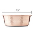 thumbnail image 5 of Vibrant Life Copper Pet Bowl, Large, 60 oz, 5 of 6