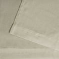 thumbnail image 4 of Exclusive Home Curtains 2 Pack Belgian Textured Linen Look Jacquard Sheer Rod Pocket Curtain Panels, Stone, 50x84, 4 of 5