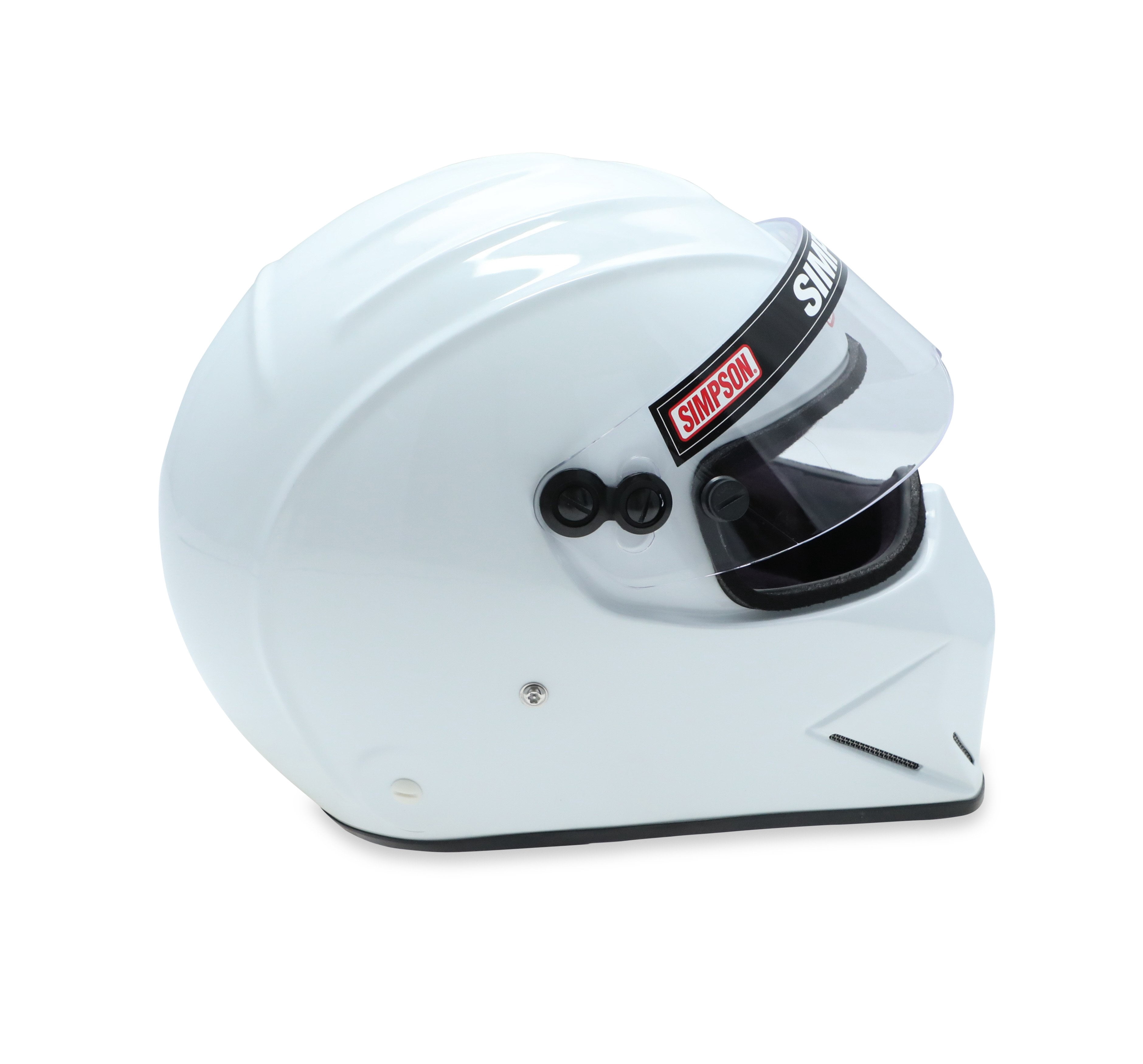 Simpson Racing 7297581 SA2020 Diamondback Racing Helmet 7-5/8 White