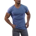 thumbnail image 2 of HUANBAI V Neck Casual Short Sleeved Summer Knit T Shirt, 2 of 4