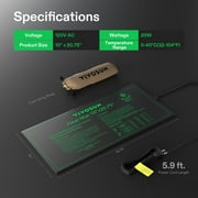 VIVOSUN حصيرة تسخين مقاومة للماء ومقاومة للماء 10 × 20.75 UL & MET-Certified Warm Hydroponic Pad for Germination، Indoor Gardening، Greenhouse