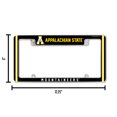 thumbnail image 6 of Appalachian State NCAA Mountaineers Chrome Metal License Plate Frame with Full Frame Team Color Graphics, 6 of 8