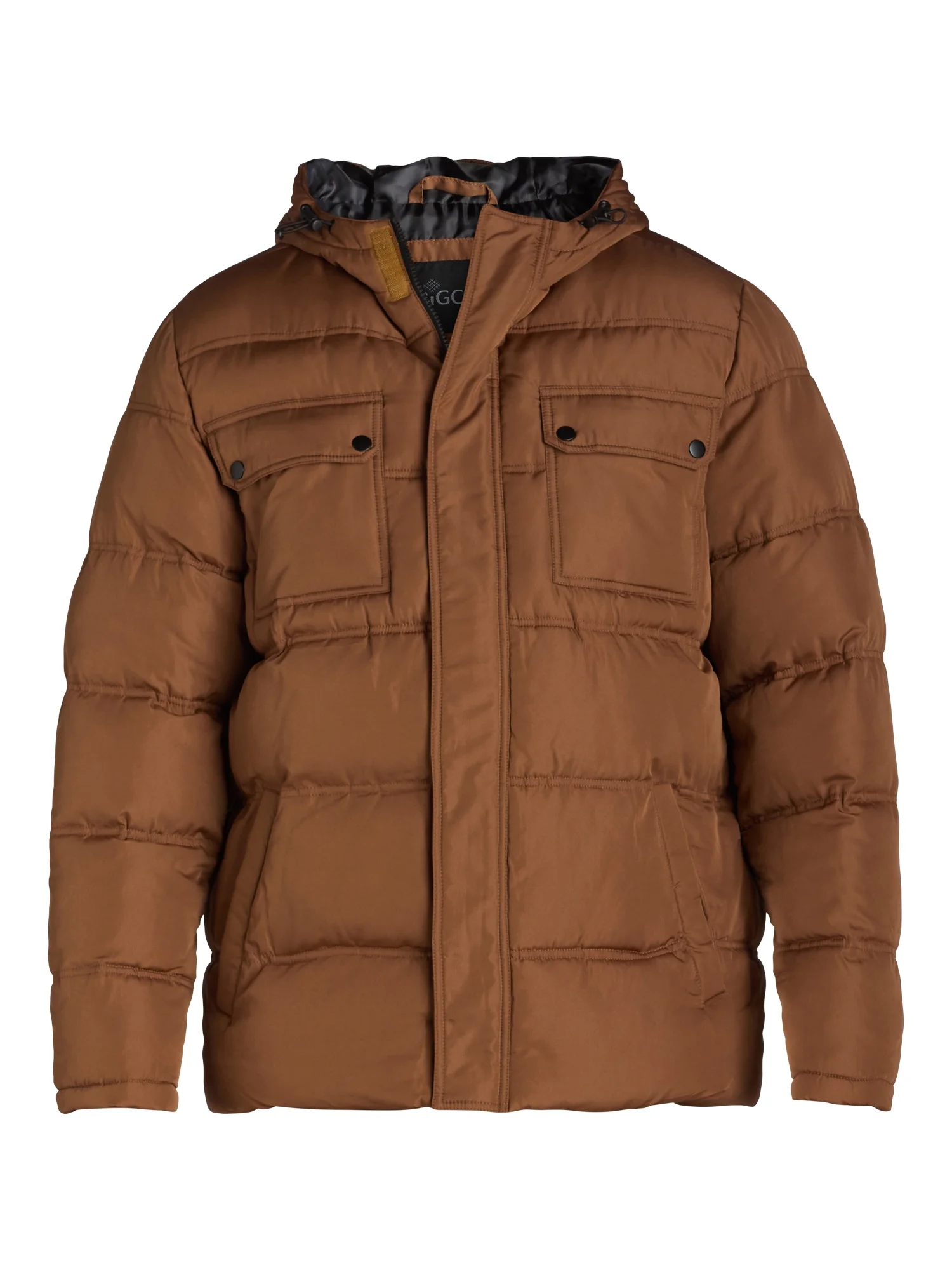 Big Chill Men’s Quilted Puffer Coat with Hood, Sizes M-XXL