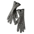 thumbnail image 2 of Women Autumn Winter Solid Color Padded Wool Knit Warm Gloves, 2 of 4