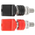 thumbnail image 4 of 4mm Brass Binding Post M10 Thread High Current Power Junction Terminal with Socket Flat Cap, 4 of 5