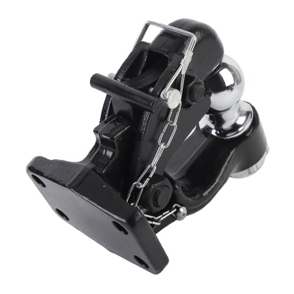 8 Ton Combination Hitch, Pintle Hook Combination Hitch Receiver 2 In Ball for RVs for Off Road Vehicles