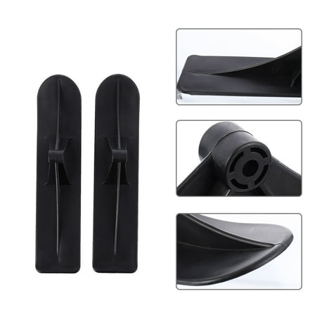 LOLIPPYY Snow Skate Scooter Black PP Board 1 Pair Winter Sports Balance Car