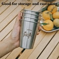 thumbnail image 4 of StSilkitty Portable Stainless Steel Camping Cup Stable Layer Beer,Coffee,Tea,Water Cup with Unique Camping Designs for Outdoor Activities, 4 of 7