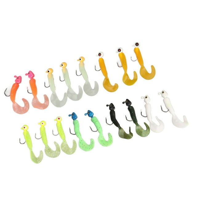 Kit de Señuelos de pesca Jadeshay 17 piezas PVC Eficiencia maximizada