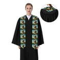 thumbnail image 4 of Zufioo Happy Dog In Flower Field Print Graduation Shawl Ribbon, Graduation Ribbon for Male and Female Graduates-Sharp Corner, 4 of 7