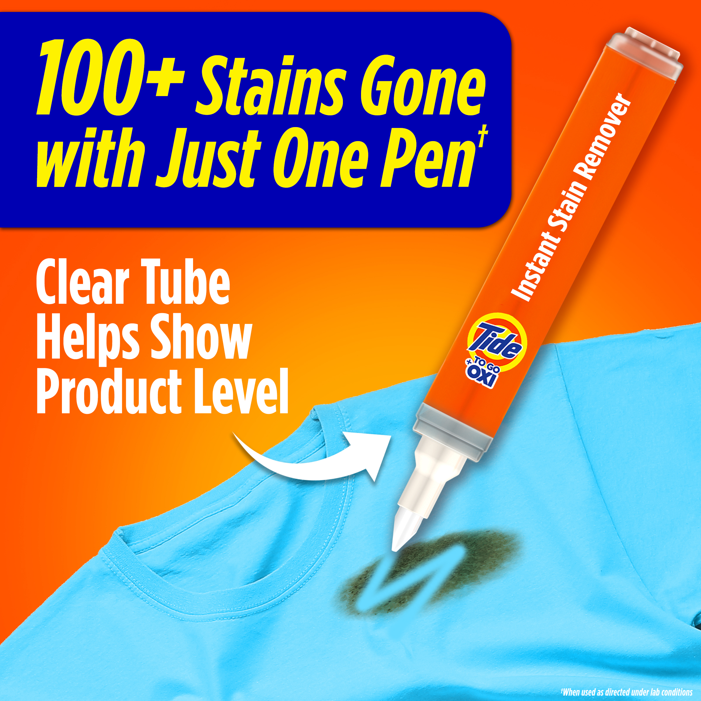 Tide To Go Mini Instant Laundry Stain Remover Pen, 3 Pack, Travel Size photo 4