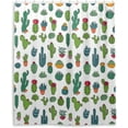 thumbnail image 2 of Green Cactaceous Tree Shower Curtain Waterproof Washable Bathroom Shower Curtain Polyester Cloth Fabric Bathroom Decor Set with 12 Hooks, 60x72 inches, 2 of 6