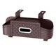 thumbnail image 1 of Caja de almacenamiento para el respaldo del asiento, ganchos universales para decoración interior de automóviles, almacenamiento y orden. caqui, 1 of 9