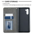 thumbnail image 3 of Galaxy Note 10 Case Wallet, Allytech Folio Flip Magnetic Slim Full Protective Shockproof Cards Slots Kickstand Wallet Cases Covers for Samsung Galaxy Note 10, Gray, 3 of 6