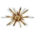 thumbnail image 2 of Maxwell 7 light Burnished Brass&Clear Wall Sconce Clear Royal Cut Crystal, 2 of 3