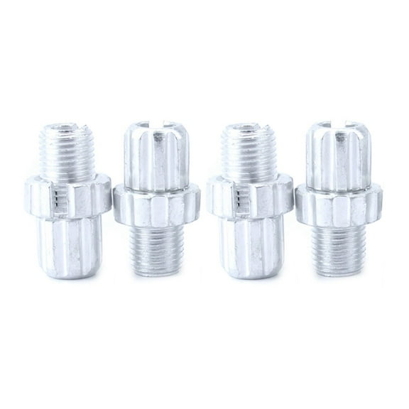 4pcs Bike M10 Adjuster Screw Aluminium Brake Cable Screw Bike Accessories (Silver)