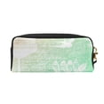 thumbnail image 2 of YFYANG Leather Portable Travel Small Makeup Bag, Multifunctional Storage Bag, Green Vintage Bird Texture Pattern Cosmetic Bag, 2 of 4