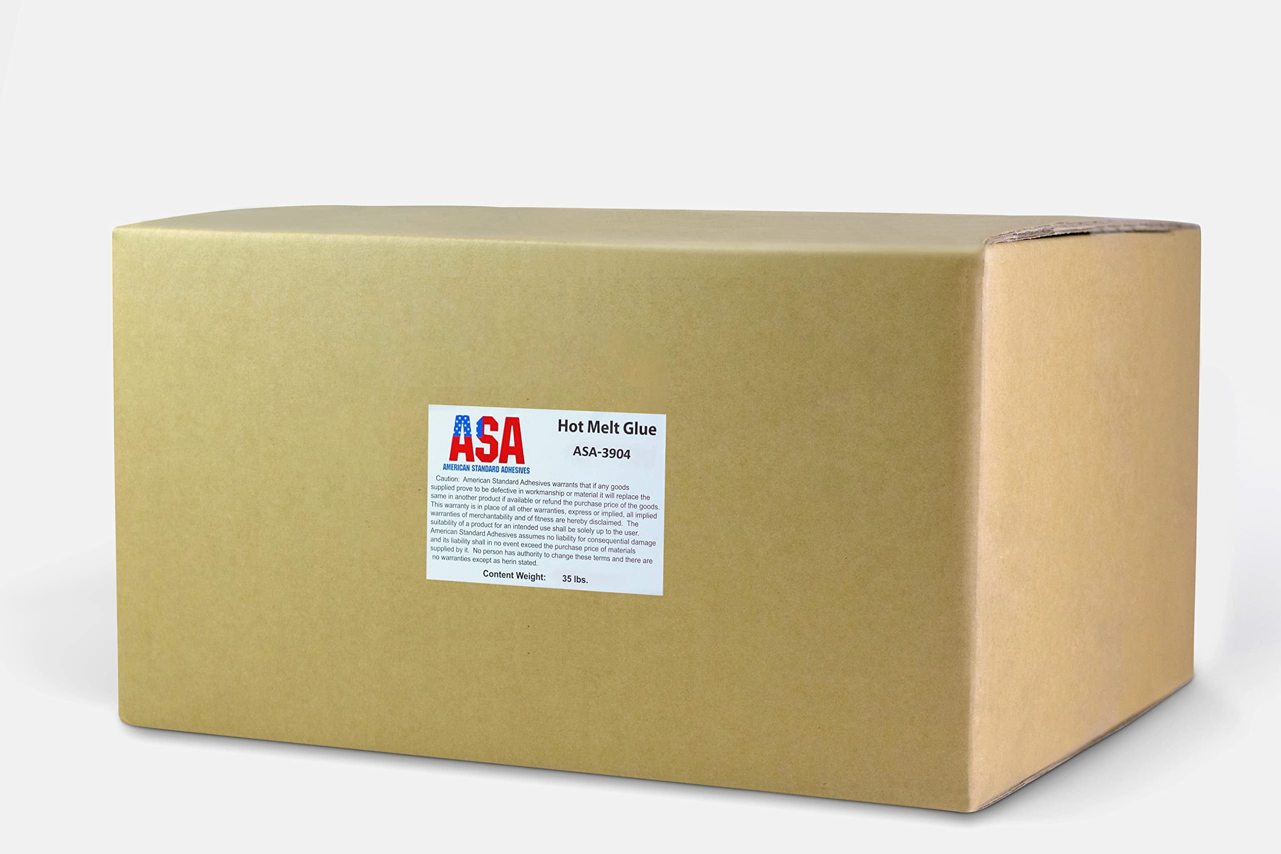 ASA High tack Pressure Sensitive Hot Melt Glue Permanently Tacky, Clear, Product Assembly Applications 35 lbs