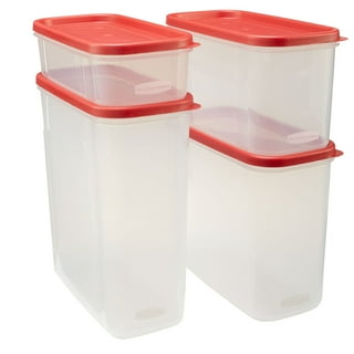 Rubbermaid Modular Food Storage Containers, 5, 10, 16 Cup, Racer Red 1776470