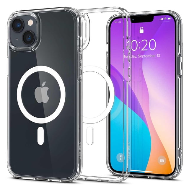Funda SPIGEN Crystal Hybrid Mag para iPhone 15 Transparente