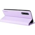 thumbnail image 4 of Case for Samsung Galaxy A70 PU Leather Wallet Case Cover,Samsung Galaxy A70 Flip Folio Case with Card Holders,Magnetic Phone Case Compatible with Samsung Galaxy A70,Light Purple, 4 of 13
