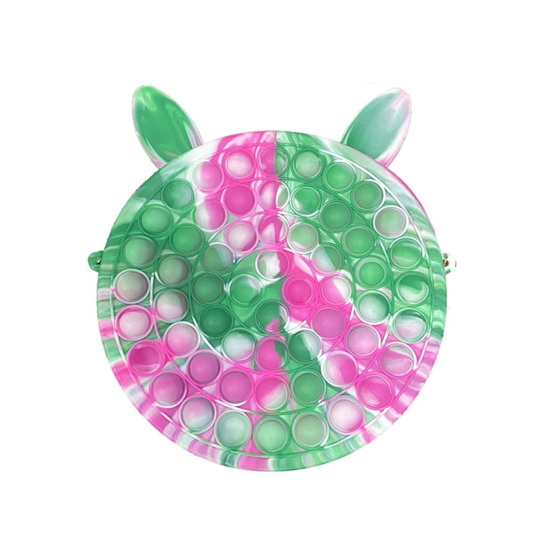 Bolsas De Hombro De Juguete Sensorial Con Burbujas De Empuje, Bandolera De Moda, Juguete Para Aliviar El Estrés De Silicona Con Correa Para El Hombro Para Niños Y Adultos Speravity AP007699-06