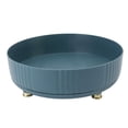 thumbnail image 2 of ZOUSSIQI Kitchen Turntable Spin Round Tray 360 Degrees Rotating Non Skid Multifunctional Spice Organizer for Cabinet Pantry Refrigerator Countertop Blue JU316-6842, 2 of 13
