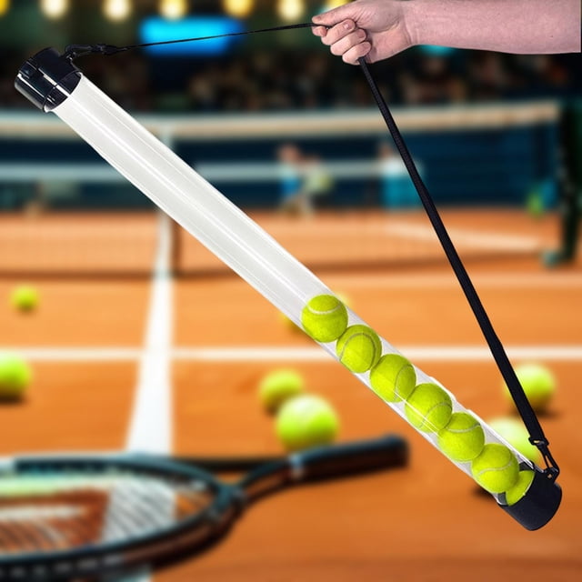 Tubo recogedor de pelotas de tenis, colección de agarrador, organizador versátil, para principiantes, para exteriores, para hombres y mujeres,