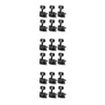 thumbnail image 3 of Wosthever Clavijas de afinación de guitarra de electrónica, 6 piezas, afinadores, perillas, reparación de instrumentos de cuerda, piezas de 6 Links 3piezas Wosthever CBP232488, 3 of 6