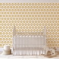 thumbnail image 5 of S4Sassy Peel & Stick Vinyl Wallpaper, Urban Chic Circle Ikat Contact Paper Waterproof - Yellow, 25"x120", Removable Modern Wall Covering for Home Decor in Bedrooms & Living, Renter Spaces, 5 of 8
