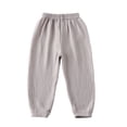 thumbnail image 5 of OYXSER Baby Long Bloomers Soft Cotton Linen Pants for Boys Girls, 12M-8T, 5 of 6