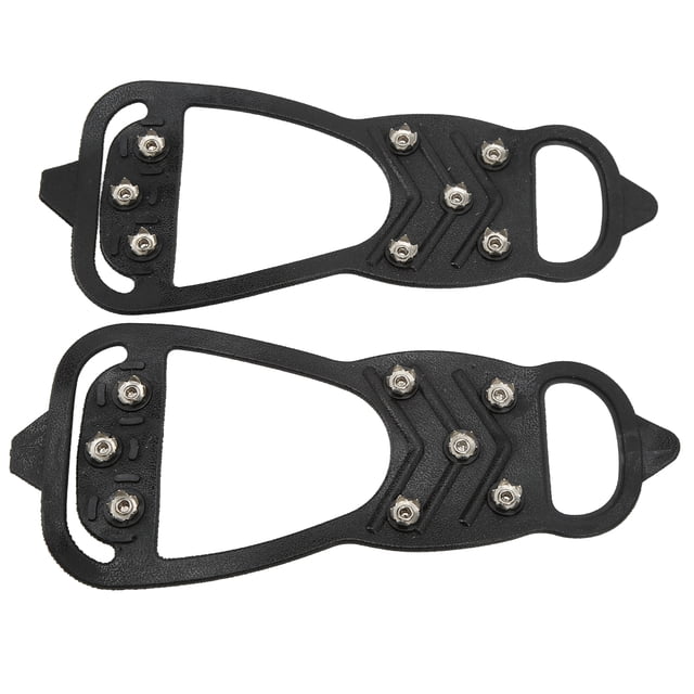 Agarraderas para zapatos de hielo Bling Bling 1 par de crampones de 8 dientes