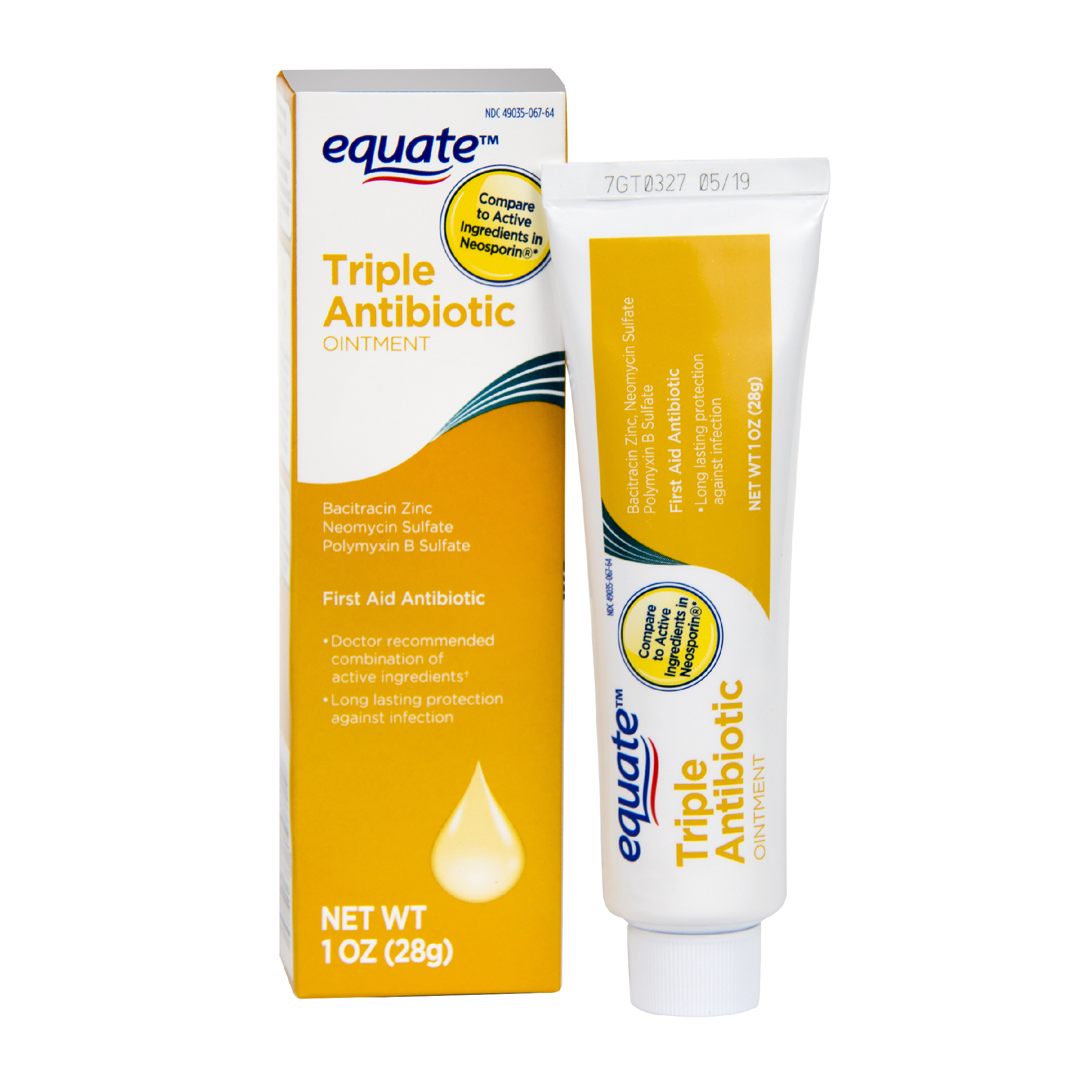 Equate First Aid Triple Antibiotic Ointment, 1 Ounce - image 2 of 7