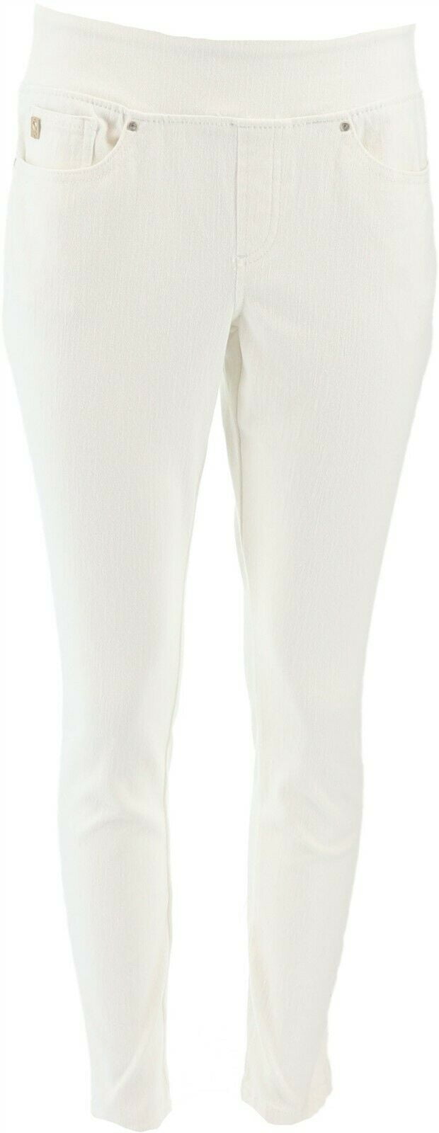 petite white jeggings