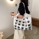 thumbnail image 3 of Sywqhk Bolso De Hombro De Lona De Gran Capacidad Para Mujer A La Moda (Blanco) Sywqhk Para estrenar, 3 of 8
